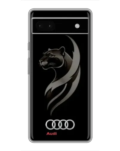 Чохол для Google Pixel 6a з картинкою «Графіка — пантера та Audi»