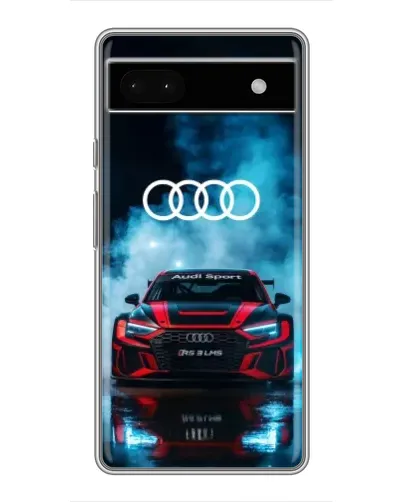 Чохол для Google Pixel 6a з картинкою «Audi Sport — неон»
