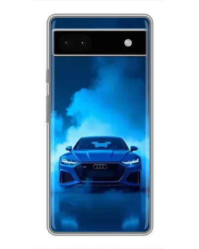 Чохол для Google Pixel 6a з картинкою «Audi — блакитна енергія»