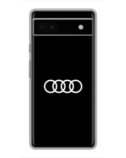 Чохол для Google Pixel 6a з картинкою «Audi White Logo»