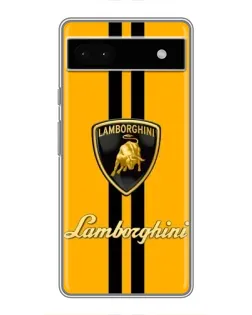 Чохол для Google Pixel 6a з картинкою «Lamborghini Stripe жовтий»