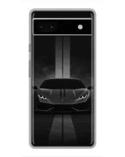 Чохол для Google Pixel 6a з картинкою «Lamborghini симетрія доріг»