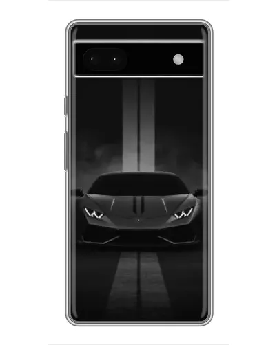 Чохол для Google Pixel 6a з картинкою «Lamborghini симетрія доріг»
