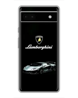 Чохол для Google Pixel 6a з картинкою «Логотип Lamborghini класика»