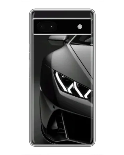 Чохол для Google Pixel 6a з картинкою «Lamborghini фари деталізація»