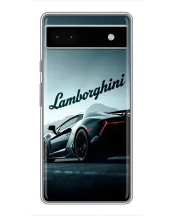 Чохол для Google Pixel 6a з картинкою «Класичний Lamborghini надпис»