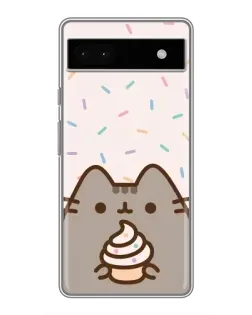 Чохол для Google Pixel 6a з картинкою «Пушин з кексом»
