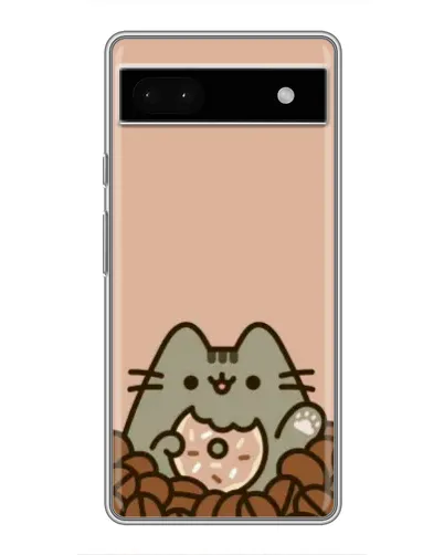 Чохол для Google Pixel 6a з картинкою «Кавовий Пушин»