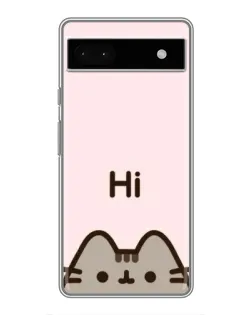 Чохол для Google Pixel 6a з картинкою «Пушин каже Hi»