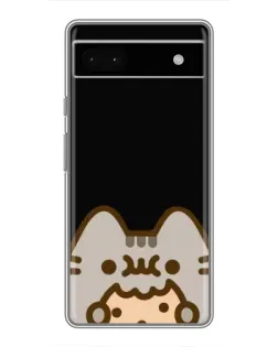 Чохол для Google Pixel 6a з картинкою «Пушин на чорному»