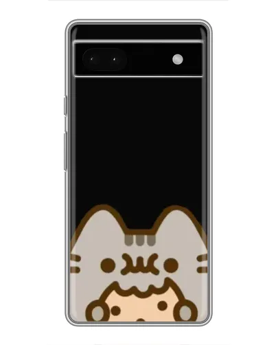 Чохол для Google Pixel 6a з картинкою «Пушин на чорному»