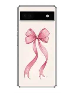 Чехол для Google Pixel 6a с картинкой «Розовый бант»