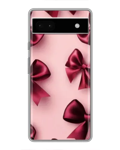 Чохол для Google Pixel 6a з картинкою «Бордовий атлас»