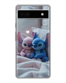 Чохол для Google Pixel 6a з картинкою «Плюшеві Стіч Ангел»