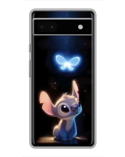 Чехол для Google Pixel 6a с картинкой «Сияющий Стич»