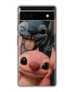 Чохол для Google Pixel 6a з картинкою «Стіч та Ангел»
