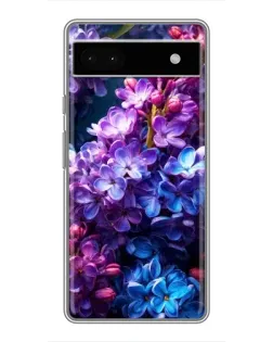 Чехол для Google Pixel 6a с картинкой «Сиреневый цвет»