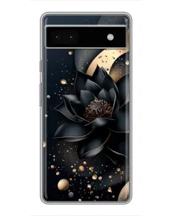 Чехол для Google Pixel 6a с картинкой «Черный лотос»