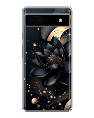 Чехол для Google Pixel 6a с картинкой «Черный лотос»