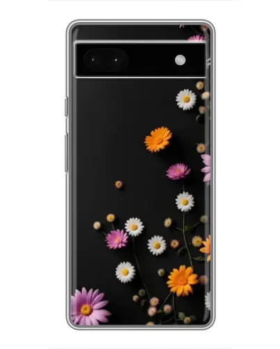 Чехол для Google Pixel 6a с картинкой «Цветочная композиция»