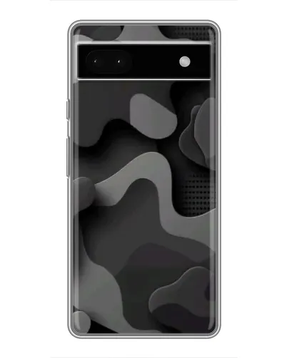 Чохол для Google Pixel 6a з картинкою «Темний абстрактний камуфляж»