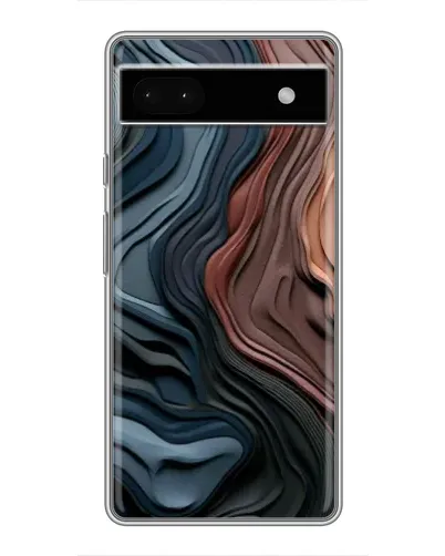 Чохол для Google Pixel 6a з картинкою «Кольорові хвилі каньйону»