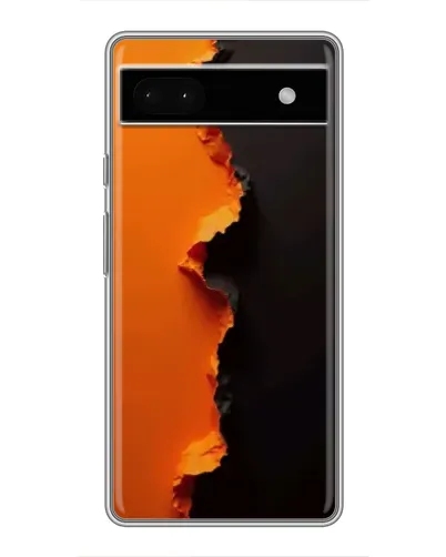 Чохол для Google Pixel 6a з картинкою «Помаранчевий розлом»