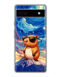Чохол для Google Pixel 6a з картинкою «Капібара Ван Гога»