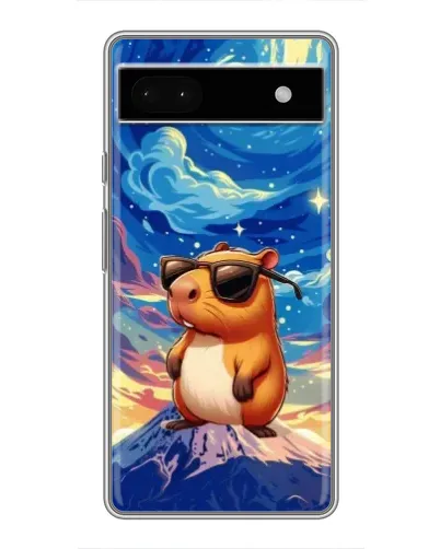 Чохол для Google Pixel 6a з картинкою «Капібара Ван Гога»