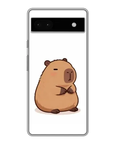 Чохол для Google Pixel 6a з картинкою «Товстенька капібара»