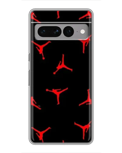 Чохол для Google Pixel 7 Pro з картинкою «Jordan Red Pattern»