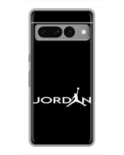 Чохол для Google Pixel 7 Pro з картинкою «Jordan White Logo»