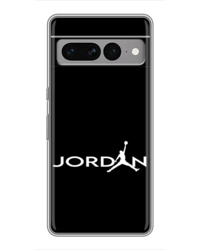 Чохол для Google Pixel 7 Pro з картинкою «Jordan White Logo»
