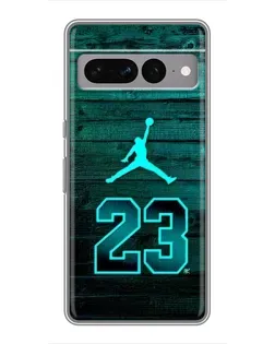 Чохол для Google Pixel 7 Pro з картинкою «Jordan Cyan 23»