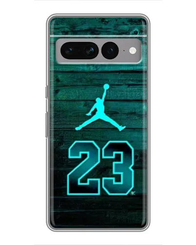 Чохол для Google Pixel 7 Pro з картинкою «Jordan Cyan 23»