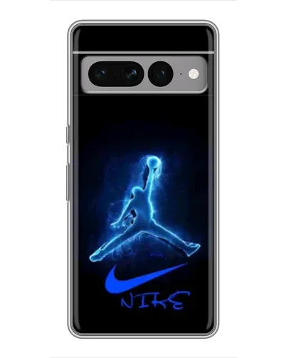 Чохол для Google Pixel 7 Pro з картинкою «Jordan Neon Blue»