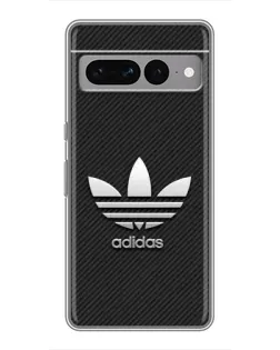 Чохол для Google Pixel 7 Pro з картинкою «Adidas Карбонова текстура»