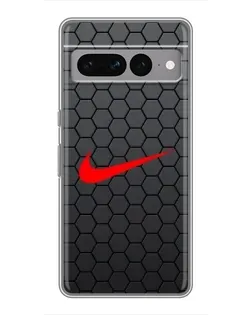 Чохол для Google Pixel 7 Pro з картинкою «Nike — карбонова сітка»