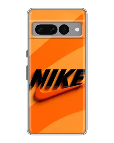 Чохол для Google Pixel 7 Pro з картинкою «Помаранчевий драйв Nike»