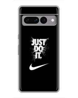 Чохол для Google Pixel 7 Pro з картинкою «Текстовий принт Nike»