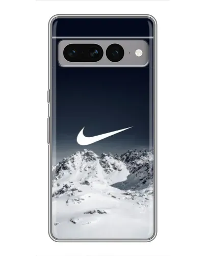 Чохол для Google Pixel 7 Pro з картинкою «Nike — зимові гори»