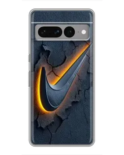 Чохол для Google Pixel 7 Pro з картинкою «Об'ємний логотип Найк»