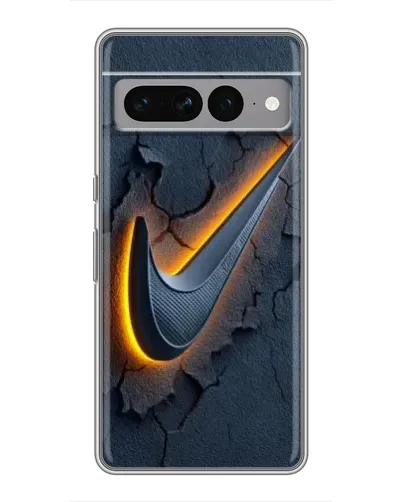 Чохол для Google Pixel 7 Pro з картинкою «Об'ємний логотип Найк»