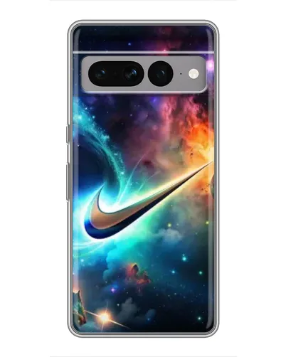 Чохол для Google Pixel 7 Pro з картинкою «Космічний Nike Swoosh»