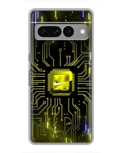 Чохол для Google Pixel 7 Pro з картинкою «Nike — золота іскра»