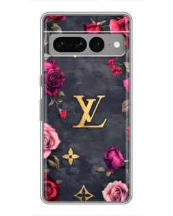 Чохол для Google Pixel 7 Pro з картинкою «Квітковий Louis Vuitton»