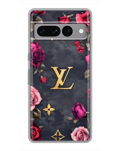 Чохол для Google Pixel 7 Pro з картинкою «Квітковий Louis Vuitton»