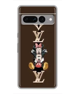Чохол для Google Pixel 7 Pro з картинкою «LV та Міккі Маус»