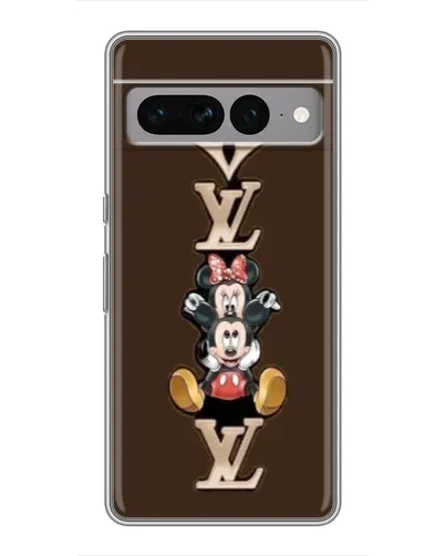Чохол для Google Pixel 7 Pro з картинкою «LV та Міккі Маус»