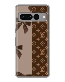 Чохол для Google Pixel 7 Pro з картинкою «Louis Vuitton — банти»